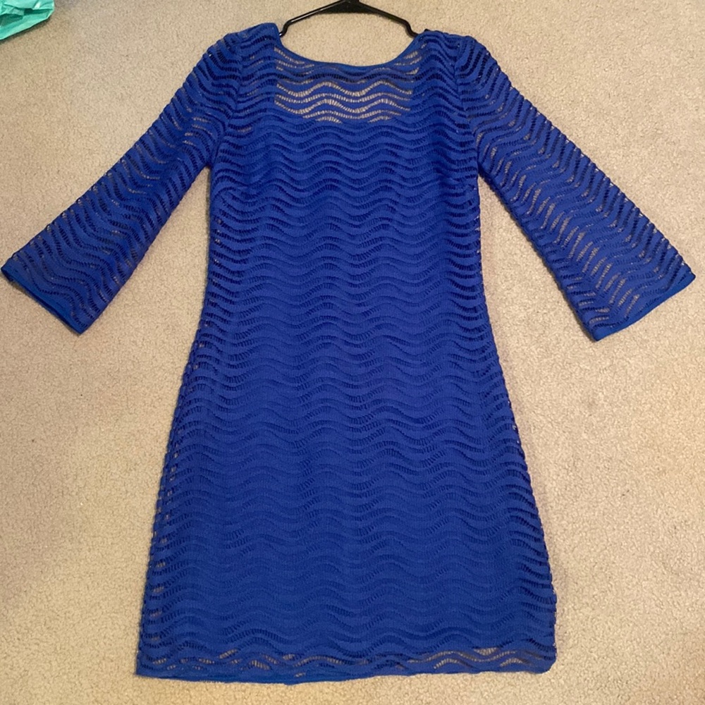 Lilly Pulitzer cobalt blue dress. Size S. Worn once